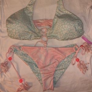 Victoria's secret reversible bikini set